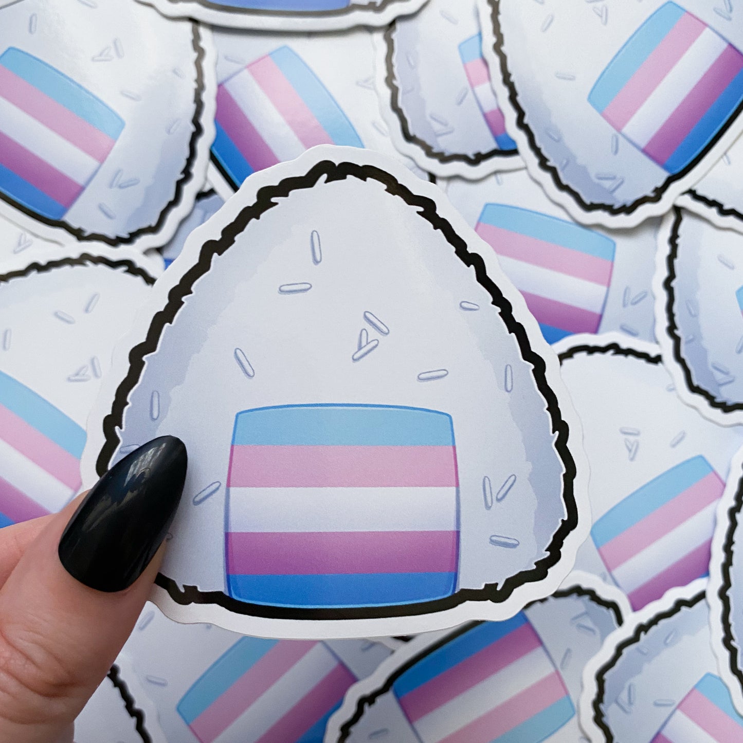 Onigiri Pride Die-Cut Stickers