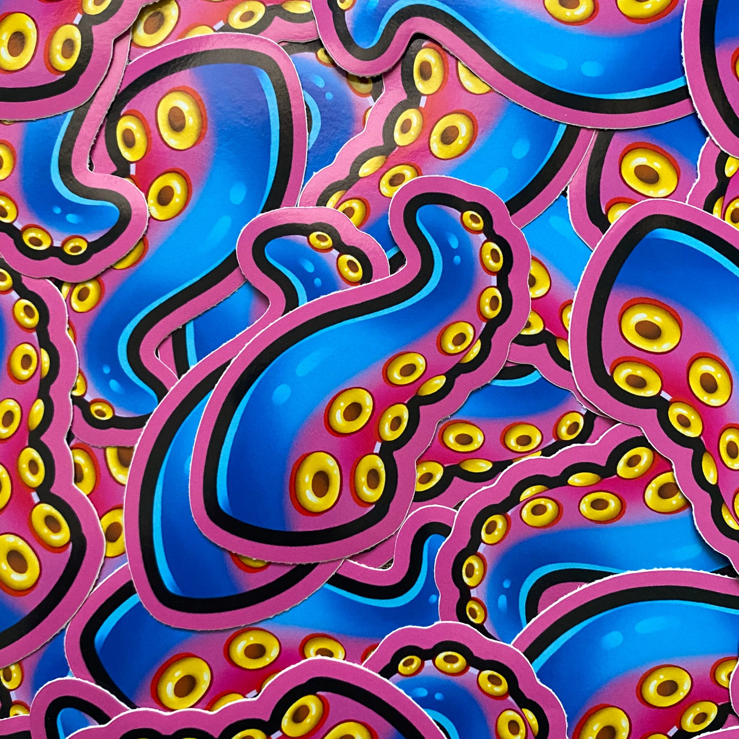 Tentacle Die-Cut Stickers