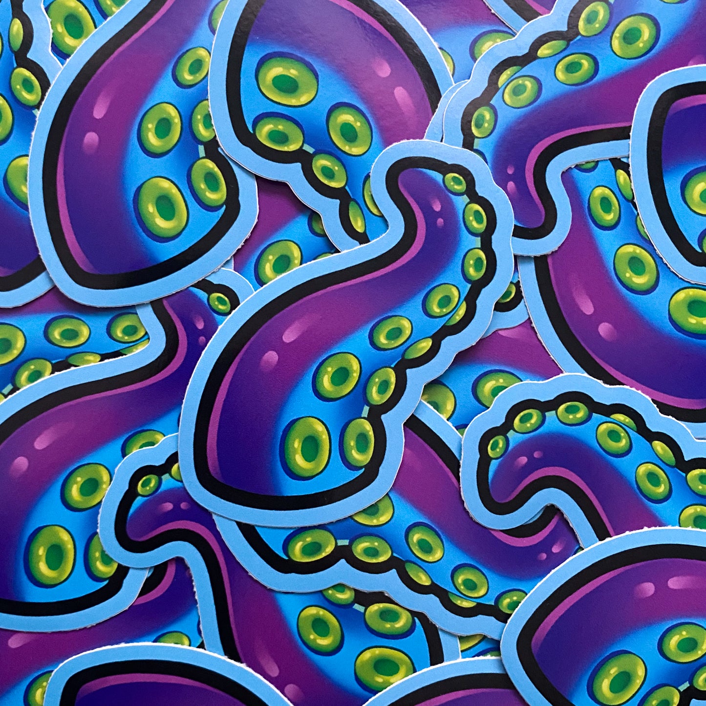 Tentacle Die-Cut Stickers