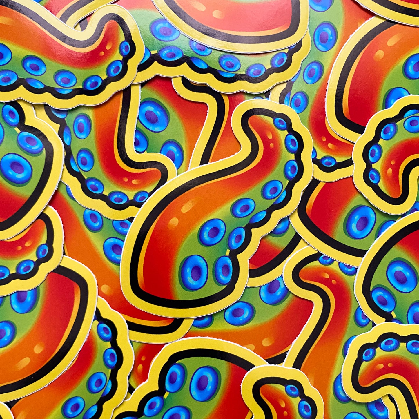 Tentacle Die-Cut Stickers