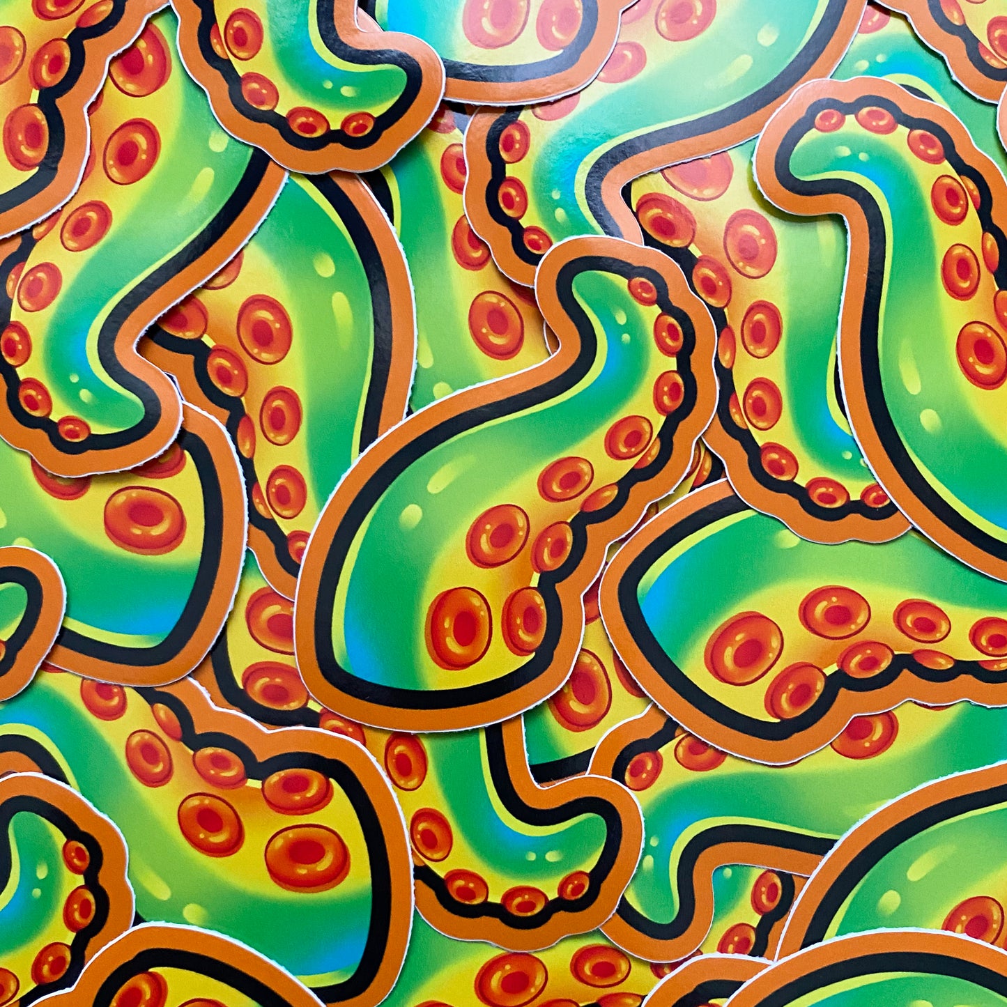 Tentacle Die-Cut Stickers
