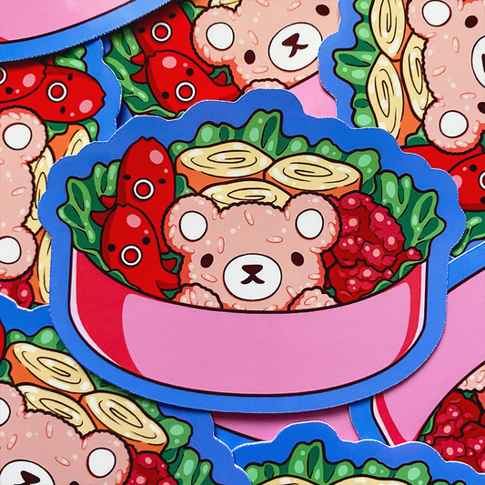 Bento Friends Die-Cut Sticker
