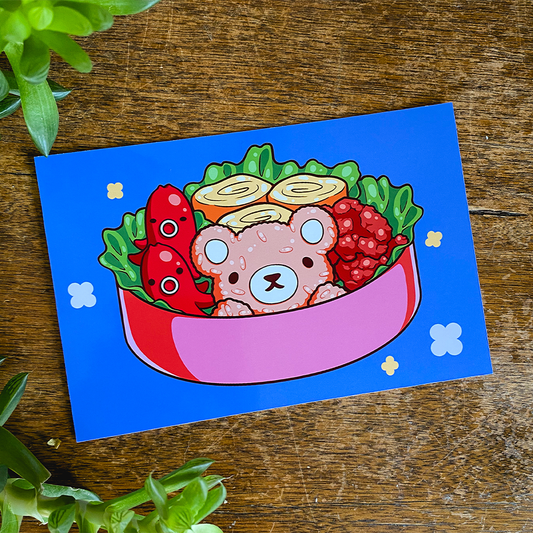Bento Friends 4x6” Print