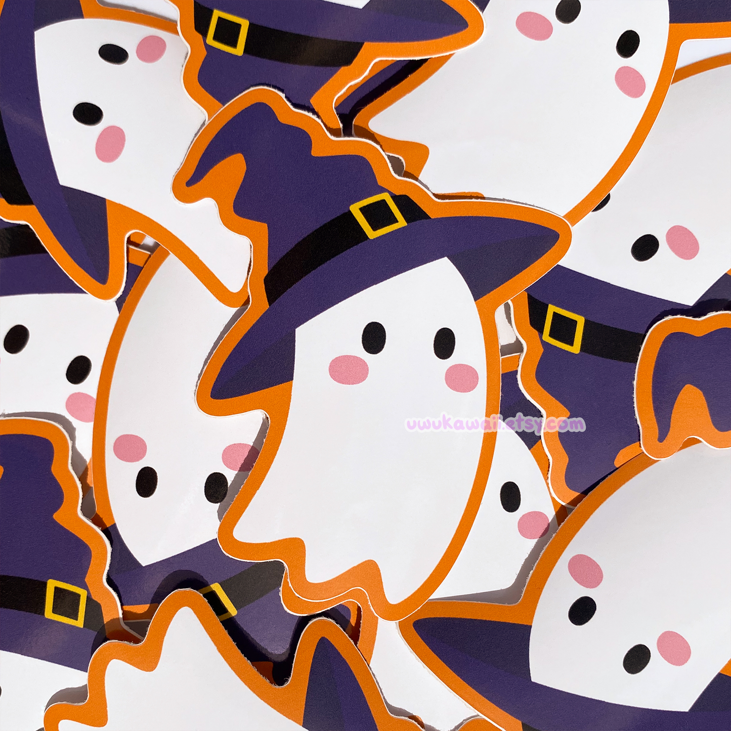 Halloween Ghost & Pumpkin Stickers