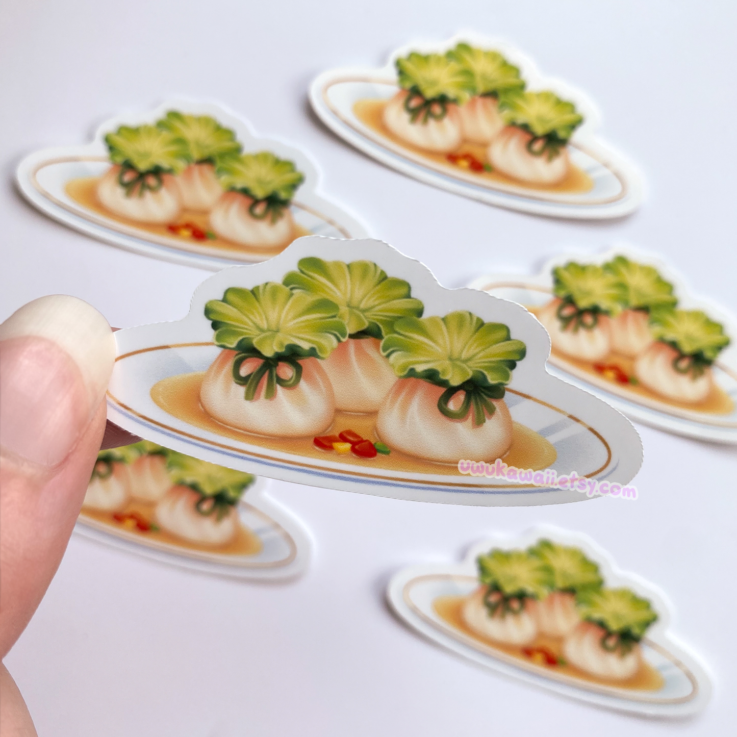 Genshin Impact Jade Parcels Die Cut Sticker