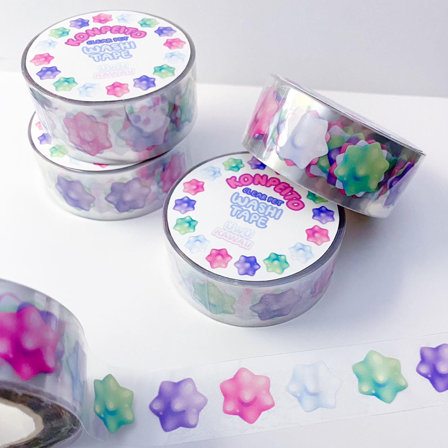 Konpeito Clear PET Tape