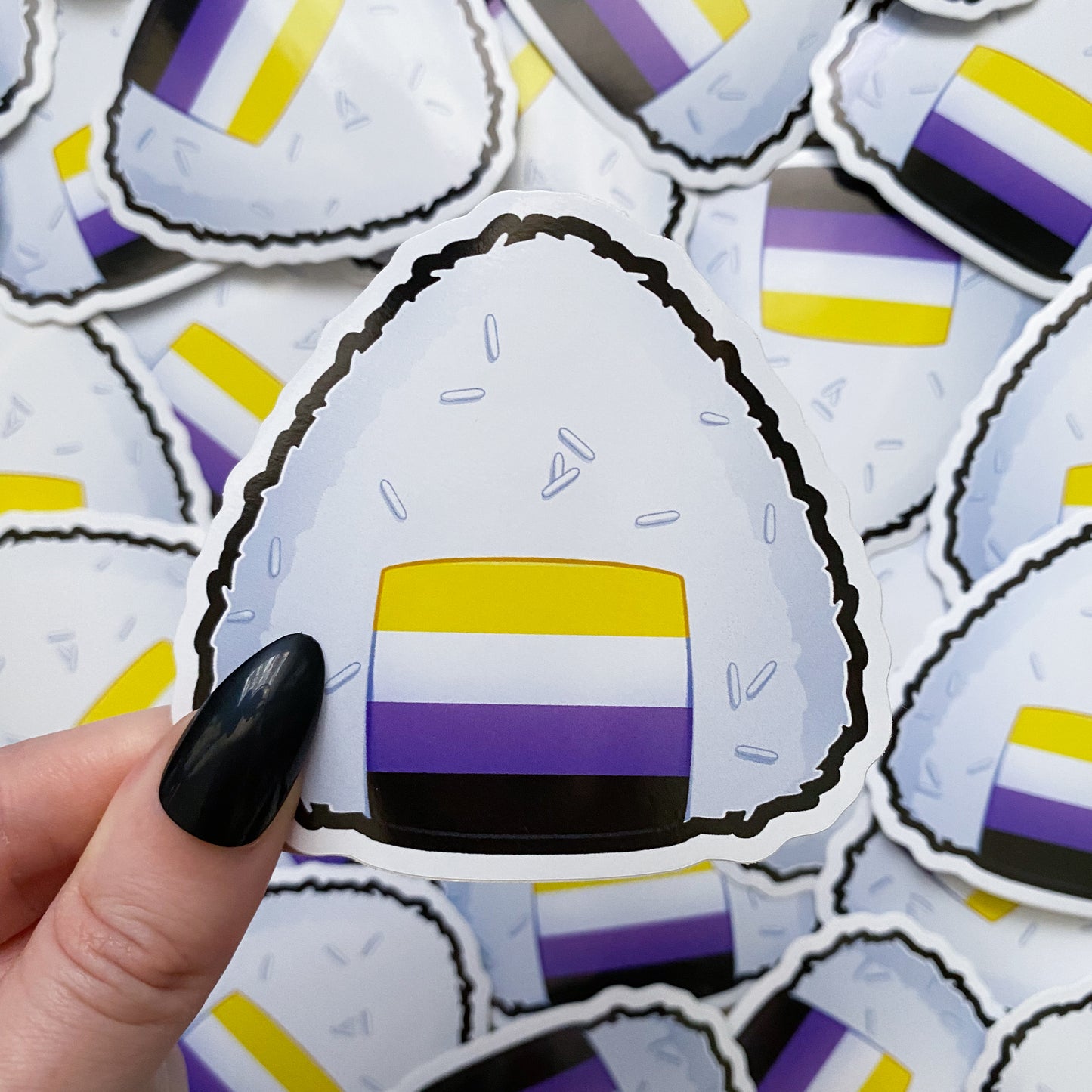 Onigiri Pride Die-Cut Stickers