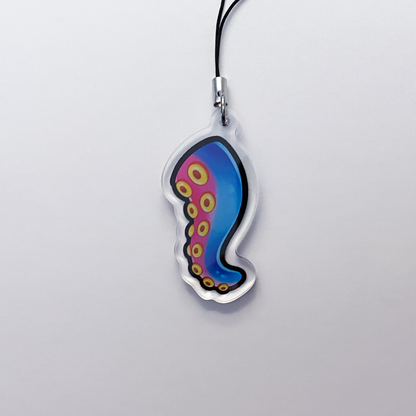 Tentacle Acrylic Phone Charm