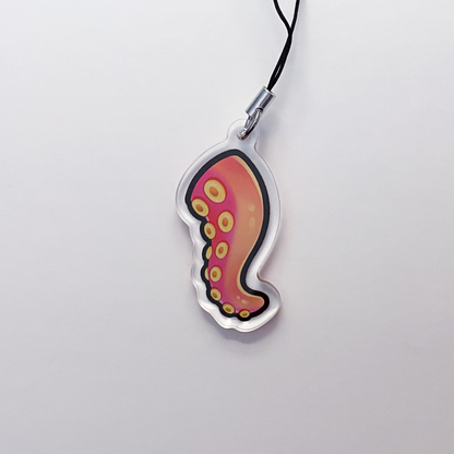 Tentacle Acrylic Phone Charm