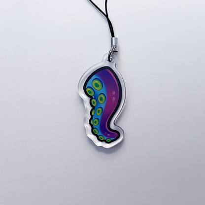 Tentacle Acrylic Phone Charm