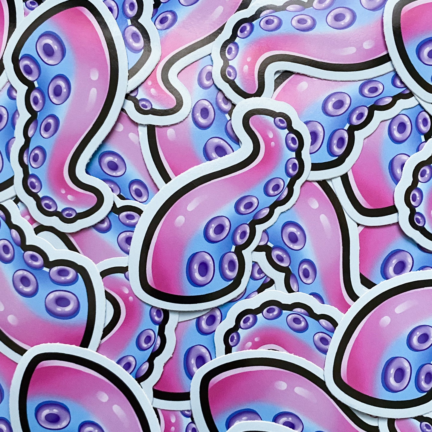 Tentacle Die-Cut Stickers