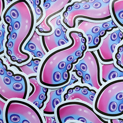 Tentacle Die-Cut Stickers