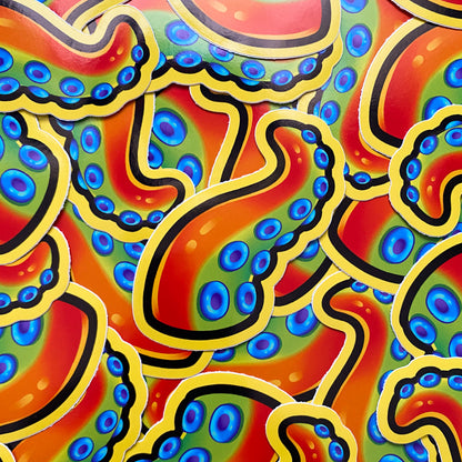 Tentacle Die-Cut Stickers