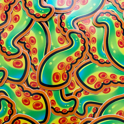 Tentacle Die-Cut Stickers