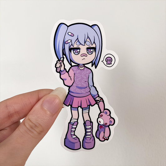 Yami Kawaii Die-Cut Sticker
