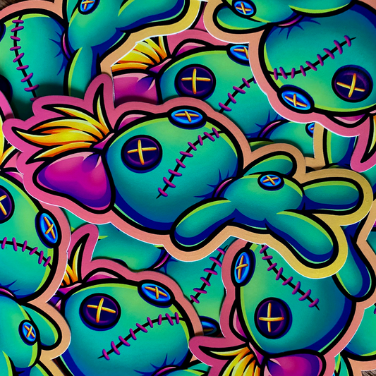 Rag Doll Die-Cute Sticker