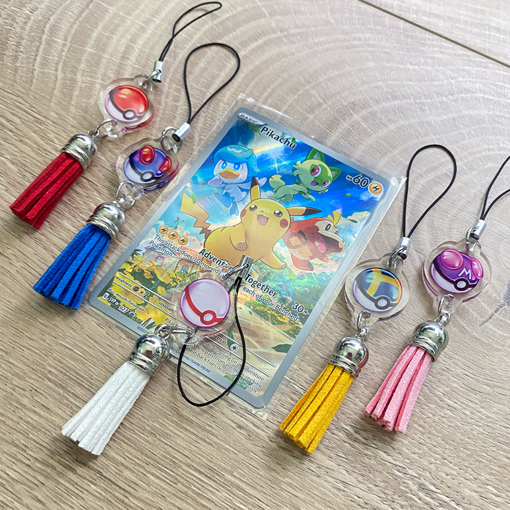 Catch 'Em All Acrylic Phone Charm